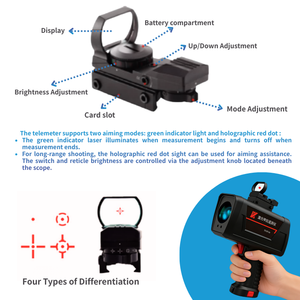 Instrument de télémétrie au laser portable pour le méthane, capteur laser infrarouge EX, écran couleur, analyseur de méthane au laser CH4 - Product Image 4