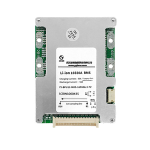 16S 50A 18650 Lithium Ion Battery Pack 48V BMS e-xe đạp PCB <span class=keywords><strong>PCM</strong></span> Board cần thiết BMS cân bằng sạc mạch bảo vệ cao - Product Image 1