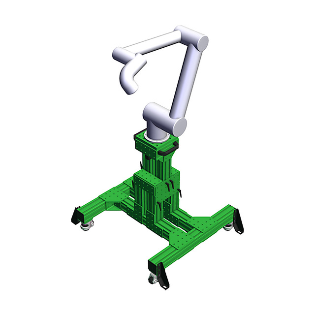 Customizable Industrial Robot Pedestal Adjustable Height and Mobile Robot Base Camera Base