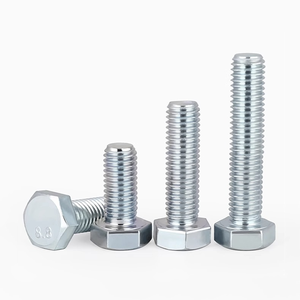 Tornillos hexagonales externos de acero al carbono cincado métrico de grado 8.8 y pernos de alta resistencia M4-M30 - Product Image 3