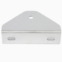 Connecteur triangulaire en acier au carbone de grade 4 avec revêtement Zn-Al-Mg et galvanisation à chaud pour système de support solaire