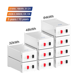 แบตเตอรี่ลิเธียมไอออน LiFePO4 รุ่น SE-F16 แบบแยกส่วน/ติดผนัง ความจุ 16 กิโลวัตต์ชั่วโมง 51.2 โวลต์ 314 แอมป์ชั่วโมง สำหรับเก็บพลังงานแสงอาทิตย์ รับประกัน 10 ปี - Product Image 3