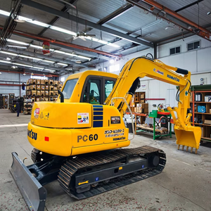 รถขุดไฮดรอลิก Komatsu PC60 ขายดี 6 ตัน เครื่องยนต์ดีเซล ปั๊มไฮดรอลิก สภาพดี ไม่มีประวัติอุบัติเหตุ กำลังเต็ม - Product Image 1