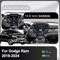 Autoradio Navihua style Tesla pour Dodge Ram 2019-2024, écran vertical, lecteur DVD, Carplay, divertissement