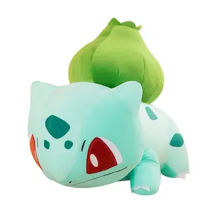 Animal de compagnie elfe dessin animé Bulbasaur grenouille graine peluche poupée dessin animé Johnny tortue poupée en tissu pour enfants