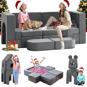 22 đơn vị Modular trẻ em chơi ghế sofa sàn cho trẻ em chuyển đổi bọt và sàn đệm cho bé trai và bé gái - Product Image 2