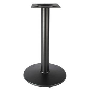 בסיס שולחן רטרו עגול בר מסעדה פלדה מתכת שחור תעשייתי יצוק רגליים ברזל כפר קפה אוכל - Product Image 4