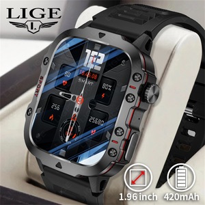 <span class=keywords><strong>Reloj</strong></span> Inteligente Lige Bw0667 2026 para <span class=keywords><strong>Hombre</strong></span>, con Bluetooth, Llamadas, Monitor de Ritmo Cardíaco, Resistente al Agua IP68, para Android e iOS - Product Image 2