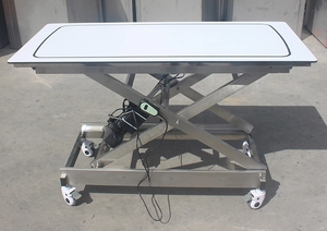 Mesa de operaciones quirúrgica y veterinaria plegable, de acero inoxidable, para animales - Product Image 2