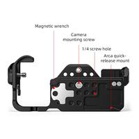 Cage de stabilisation en métal noir PULUZ, très vendue, pour caméra cinéma Sony FX2 ILME-FX2B