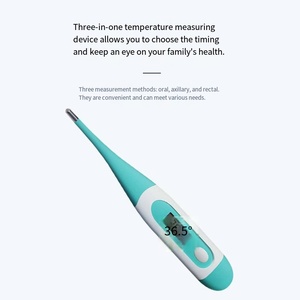 Suprimentos Médicos Clínica Não <span class=keywords><strong>Mercury</strong></span> Livre Do Bebê Oral Boca Rectal Axila Digital Termometro Termômetros - Product Image 3
