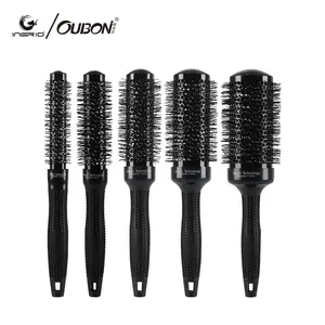 Professional Hair Brush Hairbrush Thermal Ceramic Ion Round Barrel Comb Hairdressing Hair Salon Styling Drying Curling Comb