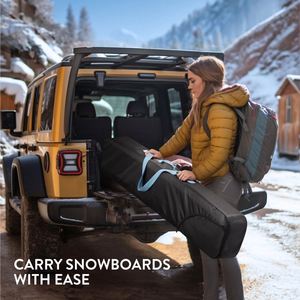 Housse de ski de fond nordique personnalisée de haute qualité pour la promotion, sac de transport en néoprène pour le ski et le snowboard, idéal pour les voyages en extérieur - Product Image 3