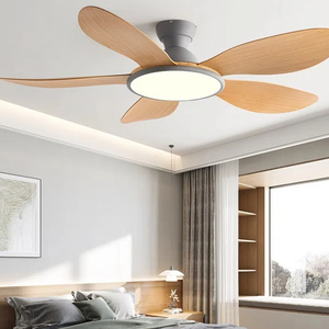 Hiện đại Retro Bắc Âu Ăn Uống & phòng khách quạt trần ánh sáng H hộ gia đình đơn giản biến tần với <span class=keywords><strong>LED</strong></span> sắt cơ thể - Product Image 3