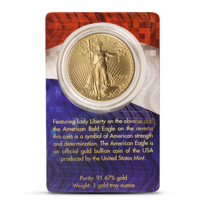 Forma redonda 1oz Tarjeta Sheeves Blister Estuche Impreso <span class=keywords><strong>American</strong></span> Gold <span class=keywords><strong>Eagle</strong></span> Coin Blister con su propio logotipo - Product Image 3