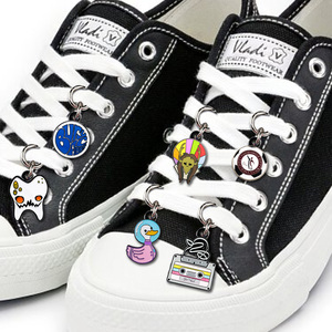 Cá nhân tùy chỉnh kim loại nhãn chính Giày Treo thẻ - Product Image 4