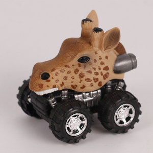 Simulation <span class=keywords><strong>wild</strong></span> animal model pull <span class=keywords><strong>back</strong></span> inertia car educational toys Action Figures kids gift - Product Image 1
