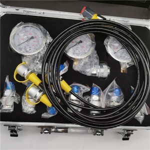 Ensemble de 3 manomètres hydrauliques pour excavatrice, instrument de mesure de la pression hydraulique - Product Image 2