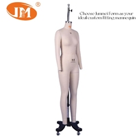 Mannequin de couture professionnel pour femme, taille EU 36, corps entier, réglable, pour la création de patrons de mode et la découpe de vêtements.