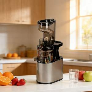 Nouvelle centrifugeuse à jus lente électrique améliorée, facile à nettoyer, extraction <span class=keywords><strong>de</strong></span> jus par lots, <span class=keywords><strong>goulotte</strong></span> d'alimentation extra large pour les légumes entiers - Product Image 3