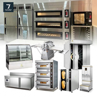 Four à pain au gaz en acier inoxydable avec contrôle de température, 4 niveaux, 16 plateaux pour la cuisson du pain, des produits laitiers, du maïs et du lait