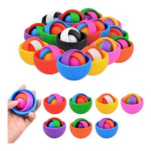 Hot Sale 3D Fingertip Universal Digital Gyroscope Educational Fidget Gyro Stress Relief Finger Spinner Toy for Kids Adults - Product Image 1