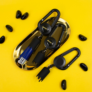 BEYOU Torch <b>Lighter</b> Keychain Retractable Clip With Pull Out <b>Lighter</b> Holder Portable Stretchable Smoking Accessory - Product Image 6