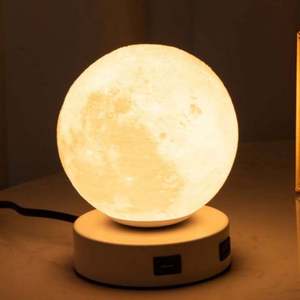 Lámpara de Carga USB Creativa, Decoración de Dormitorio Infantil, Lámpara de Luna 3D, Lámpara de Noche de Escritorio - Product Image 2