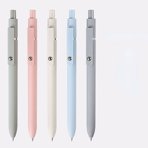 Nuevos Bolígrafos de Gel Retro Morandi Papelería Promoción al por Mayor Pluma de Gel Negra de 0.42mm - Product Image 1