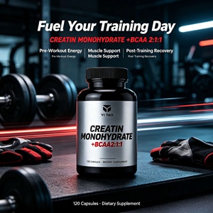 Creatina Monohidrato BCAA 2:1:1 en Cápsulas, Suplemento Dietético, 120 Cápsulas, Nutrición Deportiva OEM - Product Image 5