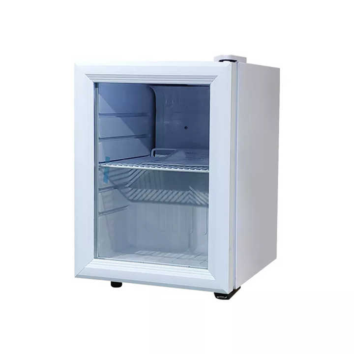 Introducing the Epitome of Compact Refrigeration: The Stainless Steel Glass Door Mini Fridge