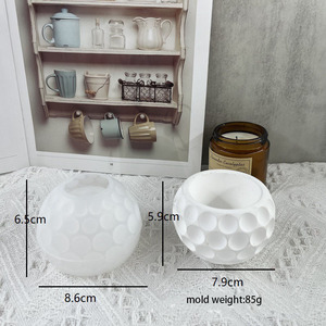 Collection de Moules en Silicone pour Pots de Fleurs, Jardinières et Vases en Béton : Modèles Ronds, Carrés, à Pois et Original “Lève-Tôt” – Décoration Intérieure - Product Image 5