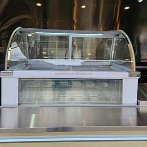 ขายรถขายอาหารเคลื่อนที่ขนาดเล็ก พร้อมอุปกรณ์ครบครันสำหรับขายไอศกรีม กาแฟ และอาหารอื่นๆ ใกล้ๆ - Product Image 6