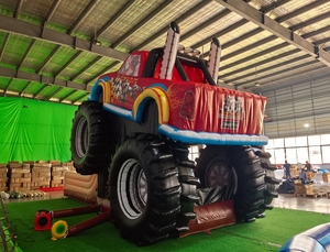 Ngoài trời Quái Vật Xe tải <span class=keywords><strong>Inflatable</strong></span> Bouncer xe trả lại nhà Combo trượt để bán cao cấp <span class=keywords><strong>Inflatable</strong></span> lâu đài cho trẻ em - Product Image 3