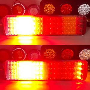 Barra de Luces Traseras Combinadas de 20 Pulgadas y 3 Colores J6P <span class=keywords><strong>H6</strong></span> para Camiones y Remolques, con Intermitentes, Luz de Freno, Luz de Reversa y Luz de Conducción para Tractor - Product Image 4