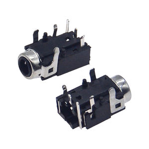 Conector Hembra PJ-317D de 3.5mm para Audio, Montaje Vertical de 6 Pines, Resistente a la Temperatura - Product Image 2