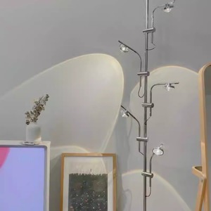 Lámpara de Pie LED con Control Táctil, Luz Ambiental para el Hogar, Diseño Artístico Creativo, Lámpara con Efecto de Atardecer - Product Image 3