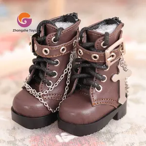 New Arrival PU Small Size Short Boots for BJD OB11 Factory Directly Sale Popular Doll Shoes