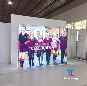 Custom <b>Printed</b> 10 X 10 Foldable Aluminum SEG Lightweight LED Back-lit Pop Display <b>Stand</b> Easy Install New Design for Trade Shows - Product Image 5