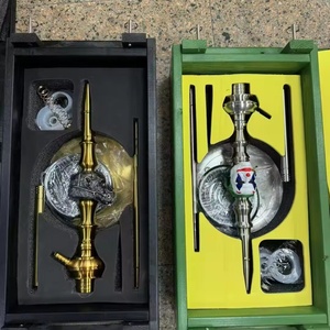 Cachimba Makloud de Alta Calidad, Hecha a Mano, con Estuche de Madera y Acero Inoxidable, de Lujo, Premium, para Bares, Restaurantes, Cafeterías, Clubs, Fiestas - Product Image 4