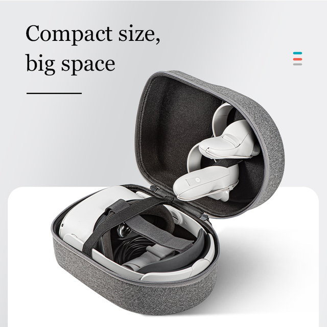 For Oculus for Meta Quest 3S/3/2 Storage case Pico 4 Ultra Handbag for VR Accessories for Headset Protective Case