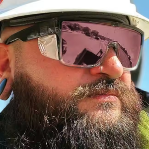 Safety Sunglasses Gradient <b>Large</b> <b>Frame</b> Integrated Lens <b>Large</b> Integrated Shadow Shielding UV400 3411 - Product Image 6