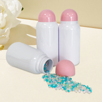 OEM/ODM Bouteille distributeur en plastique personnalisable avec couvercle blanc rose perles de rétention de parfum bouchon à vis détergent à lessive