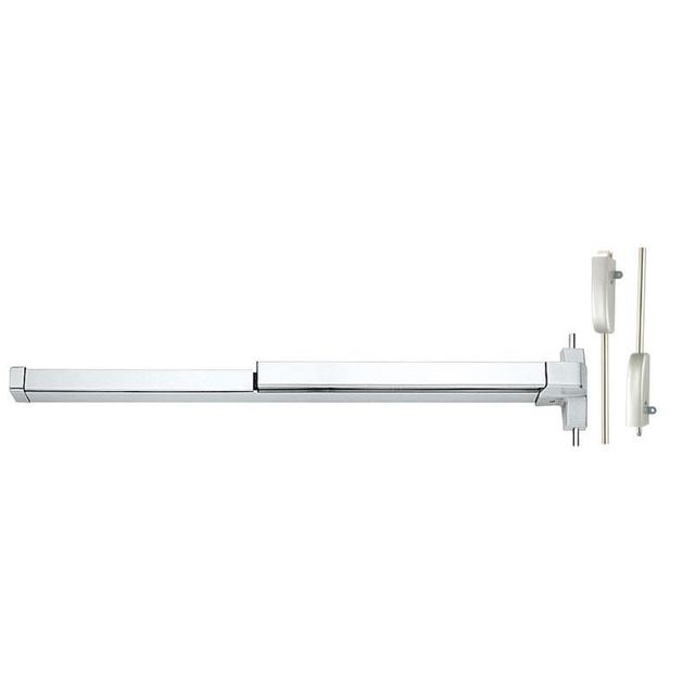 F5600S Stainless Steel Anti-Rust One Point Lock+Two Points Lock 650mm/1045mm Fire Rated Single Double Leaf Door Panic Push Key