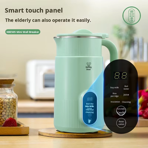 Küçük Soya Sütü Makinesi Ev Kullanımı Filtre Gerekmez Çok Fonksiyonlu Mini Meyve Sıkacağı Bebek Maması Pirinç Ezmesi Blender ABD Standardı 110V - Product Image 2
