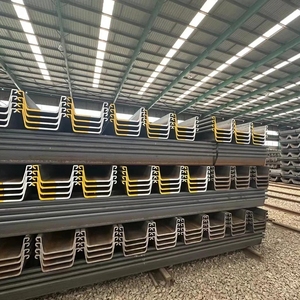 Vente directe usine – Palplanches en acier laminé à chaud de type U SY295/SY390, norme GB, pour murs de soutènement et digues de retenue - Product Image 4