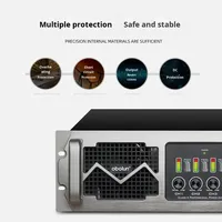 Amplificador de Potencia de Anillo Puro de Alta Potencia Serie TRA 2U/3U de Dos/Cuatro Canales para Actuaciones en Escenario, Fabricado en China