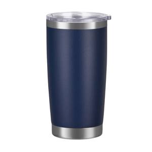 Stainless Steel Tumbler 20oz Insulated <b>Travel</b> <b>Mug</b> <b>With</b> <b>Lid</b> For Coffee Tea Beer Cola - Product Image 1