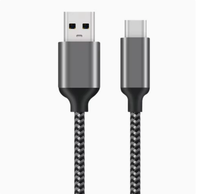 Cable USB 2.0 a Tipo-C, Carga Rápida 5A/6A y Transferencia de Datos, Cable Trenzado Blindado de 1m/2m/3m, Compatible con iPhone