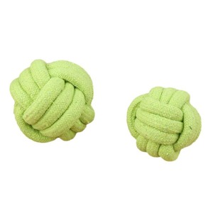 Fabrika doğrudan çevre dostu şeker renkli peluş Pet pamuk halat dokuma topu kedi oyuncak dayanıklı Bite dayanıklı çanta içinde paketlenmiş - Product Image 5